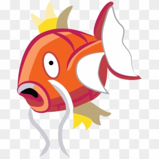 Just A Magikarp Vectorized From A Sprite - Magikarp Sprite Clipart