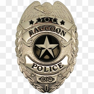 Resident Evil Raccoon Police Department Shield Badge - Raccoon Police Department Badge Clipart