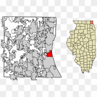 Lake County Illinois Incorporated And Unincorporated - County Illinois Clipart