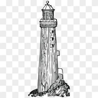 Drawing Lighthouse Art - Old Lighthouse Clipart - Png Download