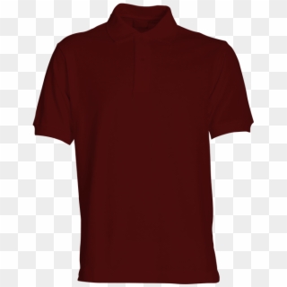 Plain Polo Shirt Rmaroon - Polo Shirt Clipart