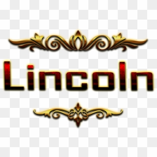 Lincoln Decorative Name Png - Sagar Name Clipart