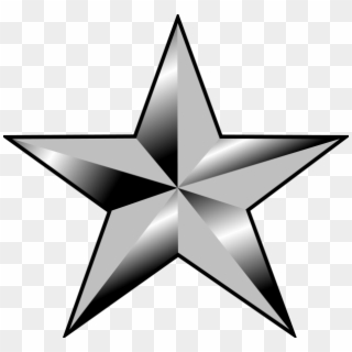 Military Star Png Transparent Background - Army Brigadier General Rank Clipart