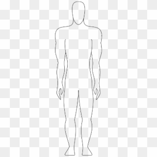 Drawings Of Standing Person Outline 133160 - Figure Drawing Clipart