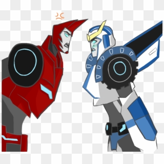 Transformers Robots In Disguise Sideswipe X Strongarm - Transformers Prime Cliffjumper And Arcee Clipart