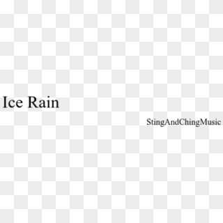 Ice Rain Sheet Music Composed By Stingandchingmusic - Parallel Clipart