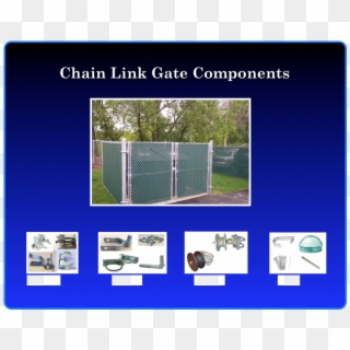 Chain Link Fence Hardware - Chain Link Fence Gates Clipart