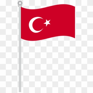 Flag Of Turkey Turkish Flag Png Image - Bandeira Da Turquia Png Clipart