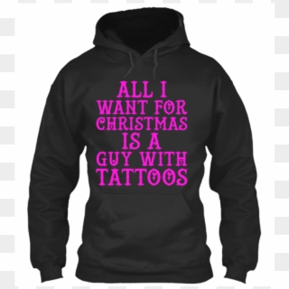 Women's All I Want For Christmas Is A Guy With Tattoos - Girls Cars Shirts Clipart