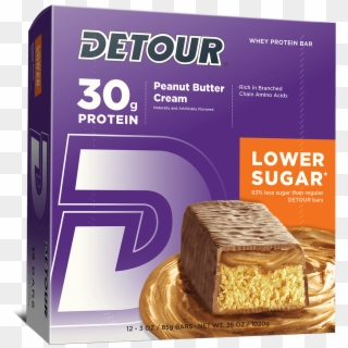 Peanut Butter Cream Meals-size - Detour Bars Clipart