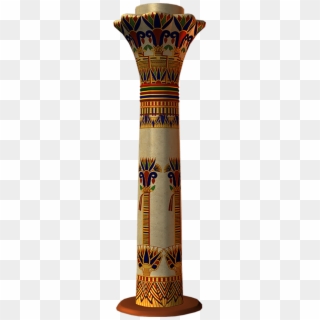 Free Png Download Egyptian Painted Pillars Png Images - Egyptian Pillar Png Clipart
