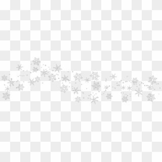 Snowflake Clipart Background - Transparent Snowflake Border Clipart - Png Download