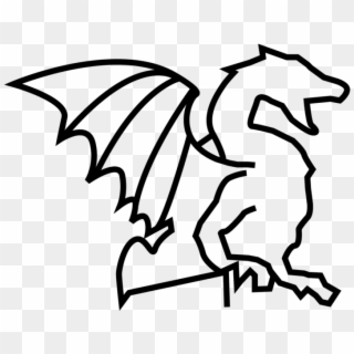 Ljubljana Dragon Statue - Cartoon Clipart