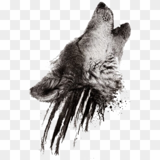 Free Png Download Wolf Head Tattoo Png Images Background - Howling Grey Wolf Tattoo Clipart