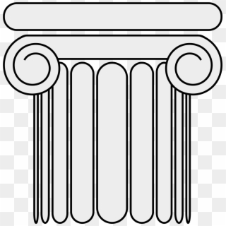 Open - Orden Jonico Dibujo Clipart