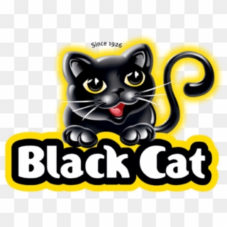 Black Cat Peanut Butter Sticky Logo - South African Peanut Butter Brands Clipart