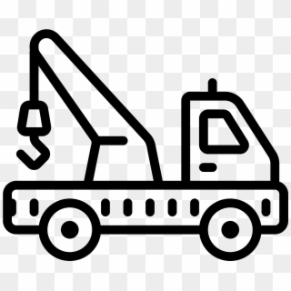 Hook Clipart Tow Truck - Tow Truck Line Icon - Png Download
