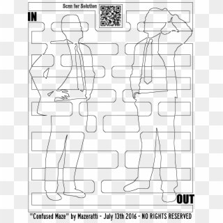 This Free Icons Png Design Of Confused Maze Coloring Clipart