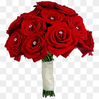 0, - Red Rose Bouquet Png Clipart