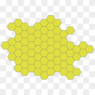 Honeycomb Hexagon Yellow - Beeswax Graphic Clipart