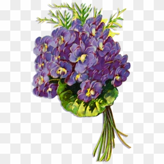 Digital Scrapbooking Flowers Clip Stock - Bouquet Lavender Transparent Background - Png Download