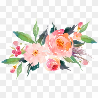 Image Result For Watercolor Floral Image Result For - Pink Watercolour Flowers Png Clipart