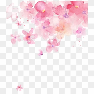Ftestickers Sticker - Watercolor Cherry Blossom Png Clipart