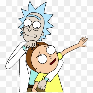 At The Movies - Rick And Morty Lockscreen Clipart