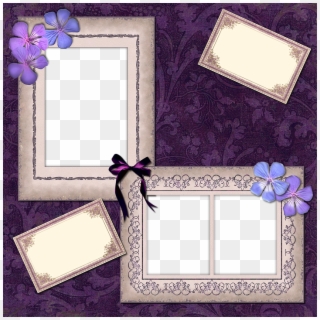 Scrapbook, Scrap, Background, Page, Craft, Frame, Lace - Scrapbook Page Frame Clipart