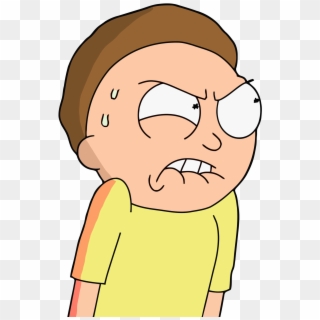 Morty Close Up - Rick Y Morty Png Clipart