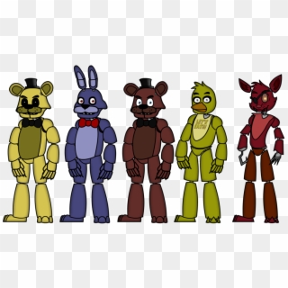 Five Nights At Freddys Personajes Png - Five Nights At Freddy's 5 Drawing Clipart