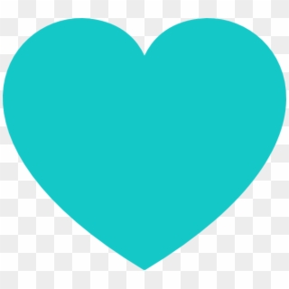 Teal Heart Clip Art At Clipart Library - Teal Heart - Png Download