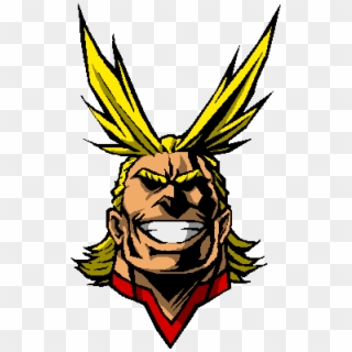 All Might - All Might Face Png Clipart