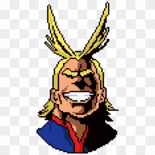All Might Deserves A Spot In The Glory - Boku No Hero Pixel Art Clipart