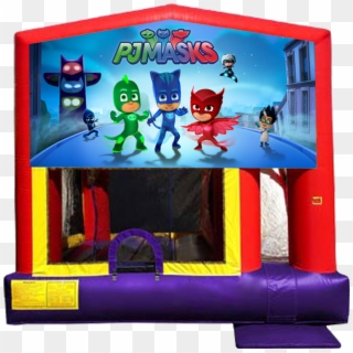 Need Pj Masks Themed Plates, Napkins And Party Favors - Pj Mask Bounce House Rental Clipart