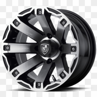 Off Road Wheels Black And Silver Clipart