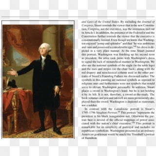 Gilbert Stuart , George Washington (the Lansdowne Portrait), - George Washington As President Clipart