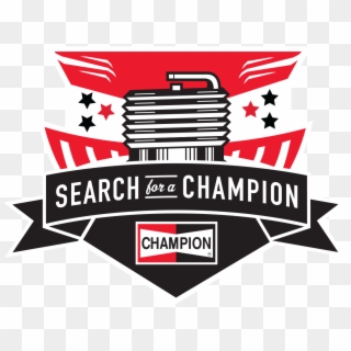 2017 Search For A Champion Logo - Champion Spark Plug Racing Vintage Clipart