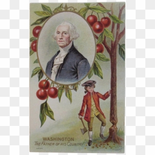 1908 Taggart George Washington Chopping Down The Cherry - George Washington Cherry Tree Clipart