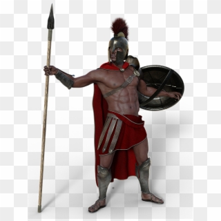 Soldier, Sparta, Antique, Man, Fighter, Warrior, Spear - Soldado Esparta Clipart