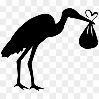 Download Png - Stork Silhouette Png Clipart