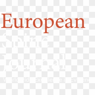 European Spine Journal - Parallel Clipart