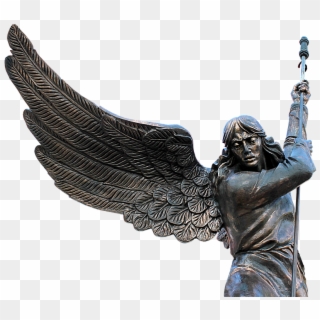 Angel, Wing, Spear, Bronze, Mystical, Female, Woman - Angel Clipart