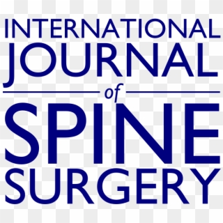 The International Journal Of Spine Surgery - International Journal Of Spine Surgery 2016 Clipart