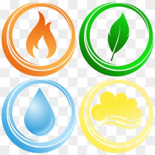 This Free Icons Png Design Of Symbols Of The Four Elements Clipart