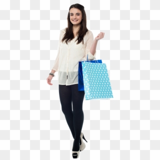 Women Shopping Hd Free Png Image - Woman Shopping Hiver Png Clipart