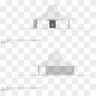 Djati Lounge Djoglo Bungalow On Architizer Png Hindu - Hindu Temple Clipart