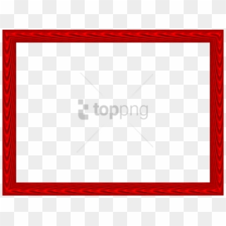 Free Png Red Border Design Png Image With Transparent - Picture Frame Clipart