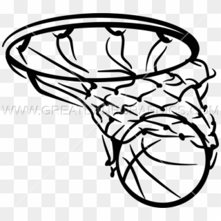 Free Png Basketball Net Png Png Image With Transparent - Basketball In Net Clipart