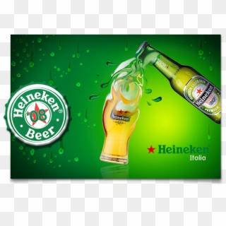 Key Visual And Merchandising - Heineken New Bottle Key Visual Clipart
